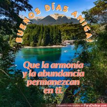 Tarjeta para dedicar: Buenos Días Amiga!