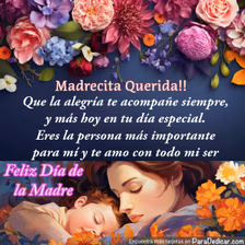 Tarjeta para dedicar: Madrecita Querida!! Feliz Día de la Madre