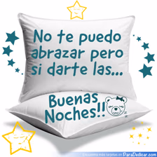 Tarjeta para dedicar: No te puedo abrazar pero si darte las... Buenas Noches!!