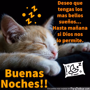 Tarjeta para dedicar: Deseo que tengas los mas bellos sueños... Hasta mañana si Dios nos lo permite. Buenas Noches!!