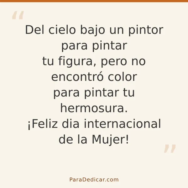 Tarjeta del Día de la Mujer personalizada