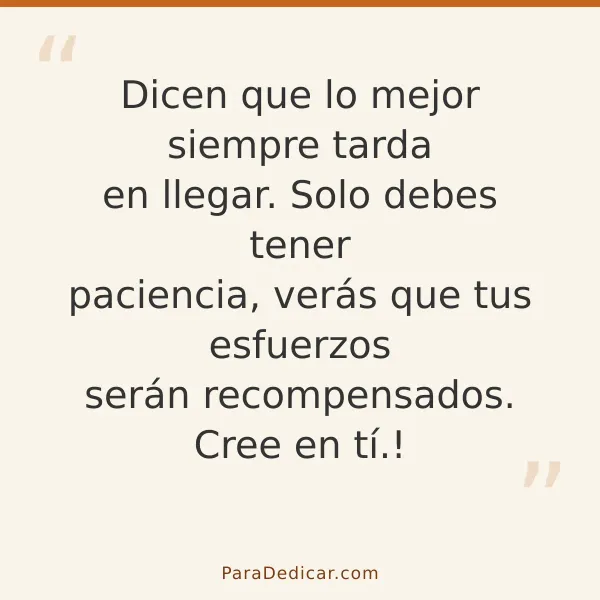 Tarjeta de motivación personalizada